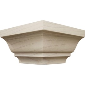 1 5/8"P x 2 1/4"H WM52 Americraft Solid Hardwood Stain Grade TrimPro Crown Moulding Outside Corner, Maple (Matches Moulding MLDW01X03WM52MA)