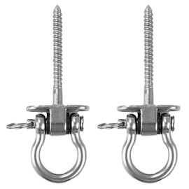 TNSLAND Swing Hooks for Wooden Beams, Pack of 2 Swing Attachments, 304 Stainless Steel Swing Hanger, Swing Hanger Hooks, Swing Accessories for Sandbag, Hammock, Hammock Chair, 680 kg Capacity