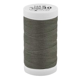 Denim Yarn J30 Sewing Thread Leather Yarn Saddle Yarn Thickness 30, Very Tear-Resistant, 140 Metres (0166 - Olive)
