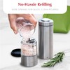 Electric Salt and Pepper Grinder - Battery Operated Stainless Steel