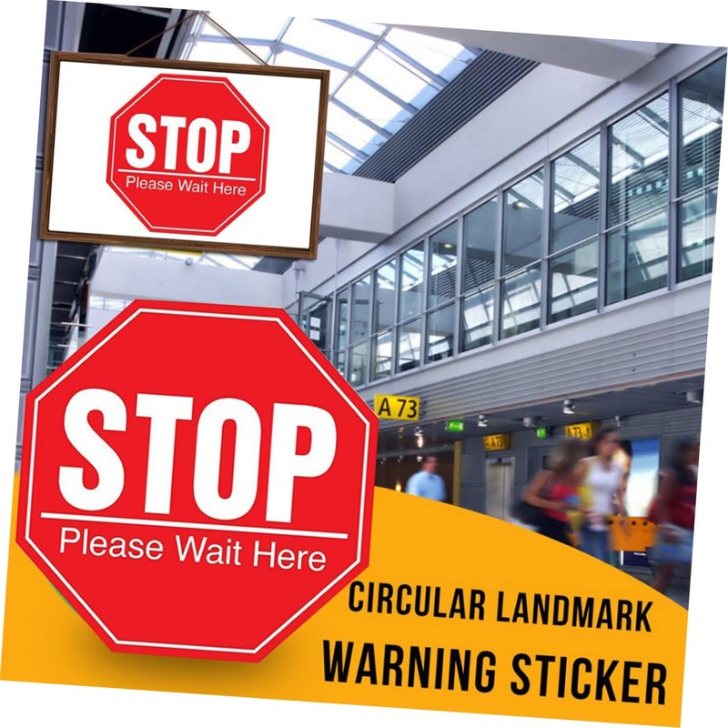 DOITOOL 5 Sheets Stop Sign, 7.8x7.8 Inches High Intensity Street
