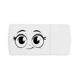 'Cute Big Eyes ' Pill Box with Tablet Splitter (PI00030468)