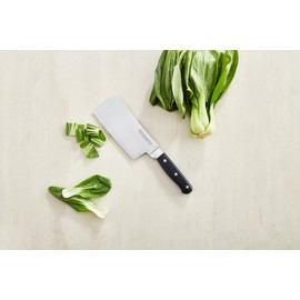 KitchenAid KKFTR6CLOB Classic Forged Series Triple Rivet Cleaver, Onyx Black, 6"