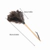 Handmade Washable NOn electrostatic Ostrich Feather Duster with Wooden Handle