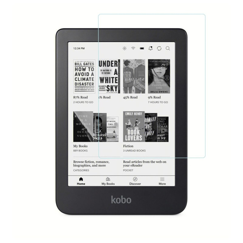 2 x Clear Screen Protectors for Kobo Clara 2E 2022