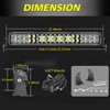 20 Inch LED Light Bar Kit, AKD Part 200W 5D
