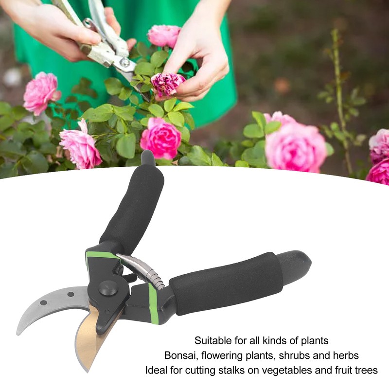Pruning Shears Garden Professional Ti Tree Trimming Bypass Hand Pruner