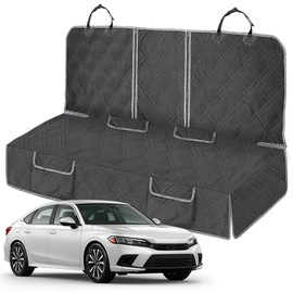 Kistrba Dog Car Seat Cover Compatible with Honda Civic 2012-2025, Waterproof Pet Bench Seat Cover for Back Seat, 600D Heavy Duty Scratch Proof Nonslip Truck Seat Covers for Dogs