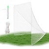6x6x7’Lacrosse Replace Net,5mm Heavy Duty Lacrosse Net with 1x Installation