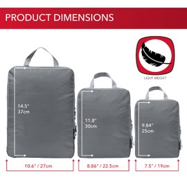Maple Leaf Travel - Compression Cubes - Set Of 3