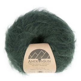 Cloudy Extra Soft Suri Alpaca Merino Wool Yarn Weight Category #4 Worsted, Aran, Afghan, Medium -Set of 3 Skeins 150 Grams Total- Luxuriously and Caring Soft