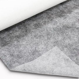 JPstraps - Double Sided Iron on Fabric for Crafts, Sewing, Patchwork, Quilting and More (White, 200cm x 150cm)