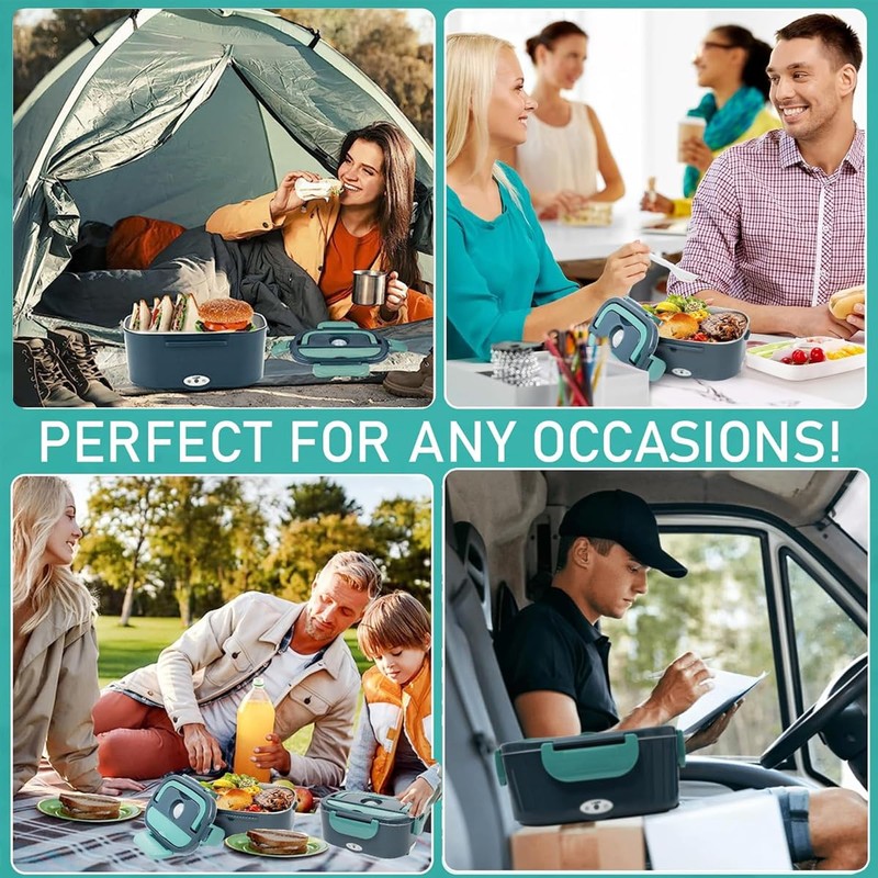 AIMALL Electric Lunch Box for Car and Truck, Portable Food