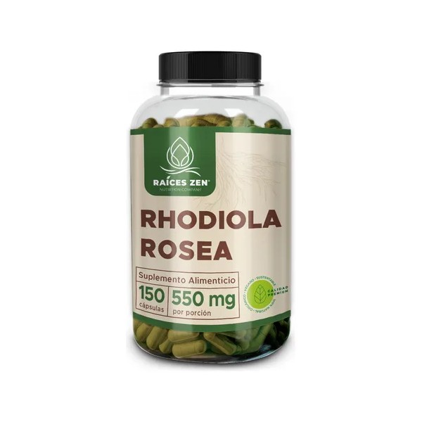 Rhodiola Rosea Raíces Zen Energía Memoria Premium 150 Caps Sabor