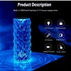 N\A 16 Color Changing Crystal Diamond Table Lamp,Touch Control Bedside
