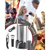CIRCLE JOY Electric Wine Aerator Pourer Rechargeable One-touch Wine Decanter