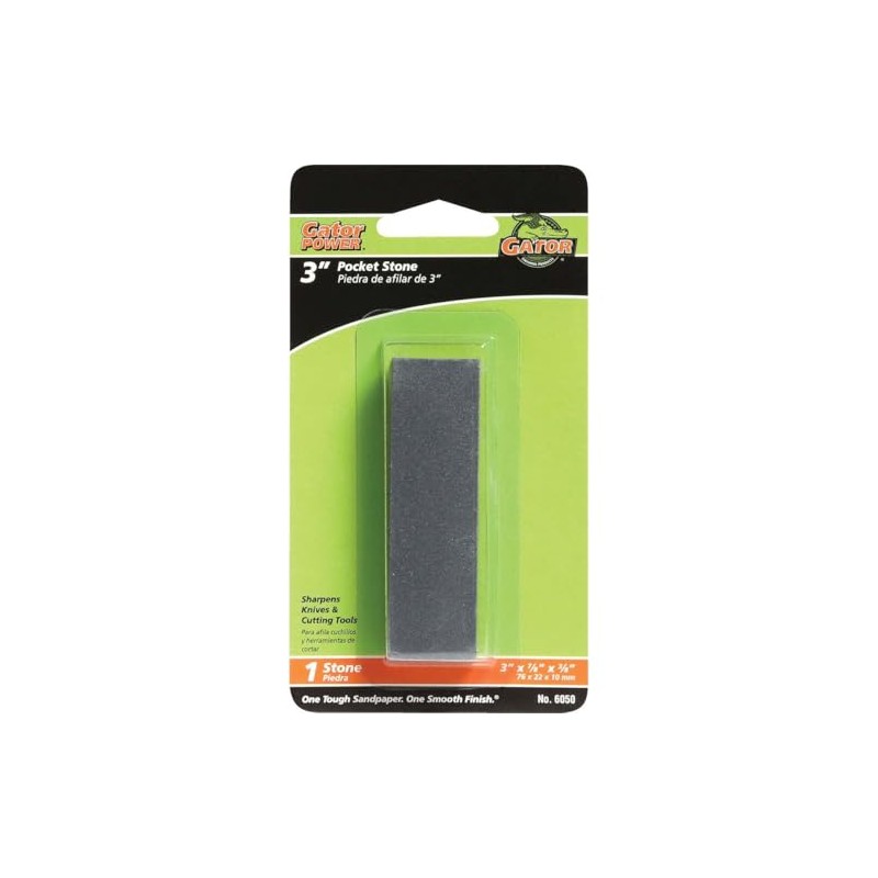 ALI Industries 6050 Pocket Sharpening Stone, 3-Inch x 7/8-Inch, Pack
