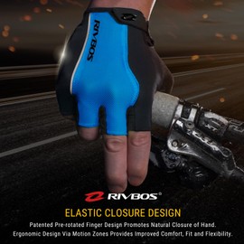 RIVBOS Cycling Gloves Bike Gloves for Men Women with Anti-Slip Shock-Absorbing Pad for Bicycle/Workout/Road Bike/Gym/Driving CHG002
