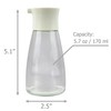 EIKS 2 Set Glass Cruet Bottles Dispenser for Olive Oil