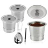 3 Pcs Reusable K Cups and Coffee Pods for Ninja