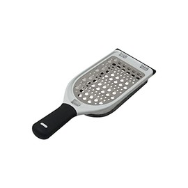 PEARL METAL Simple Use CC-1604 Grater, Radish, Double-Sided, Fine, Coarse, Fluffy, Container, Includes Stopper