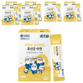 Kids10 Children's Premium Lactobacillus Zinc, 60g, 7 pieces / 키즈텐 어린이 프리미엄 유산균 아연, 60g, 7개