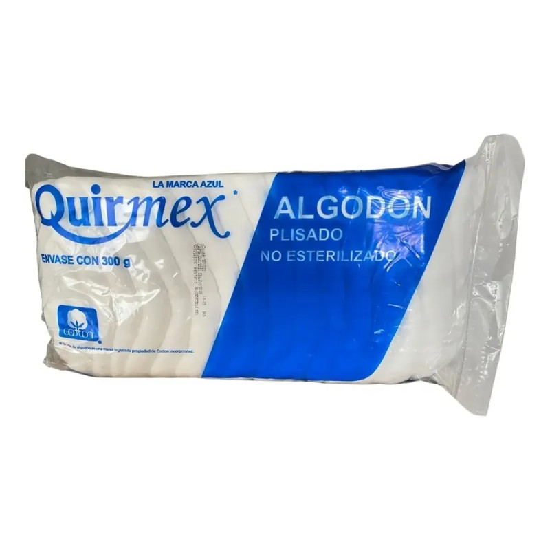 Algodón Absorbente Plisado Quirmex De 300 G