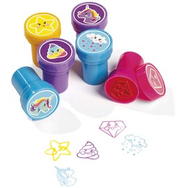 Totum TM Essentials Stamp Set - Self-Inking Stamps in Various Unicorn Motifs, Gift for Children 071650