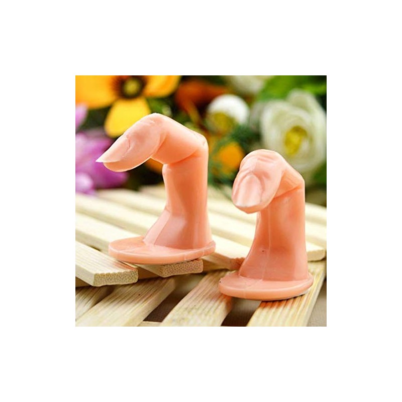 DNHCLL 6PCS Practice Fake Finger Practice Model For Hand Nail