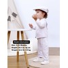A&J DESIGN Ropa de Bautizo para Niño Traje Formal Mamelucos