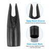 PATIKIL 8mm Archery Arrows Nocks, 60 Pcs Plastic Glue on