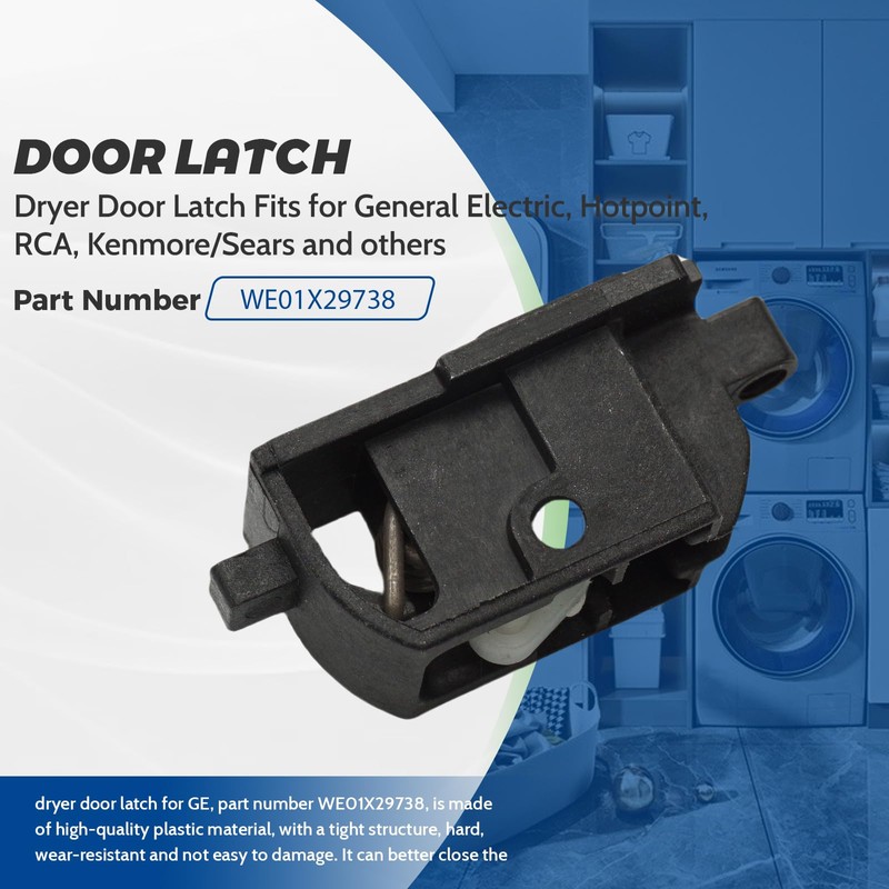 Door Latch for General Electric Dryer, WE01X29738