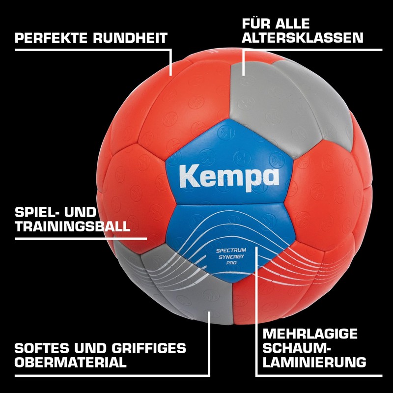 Kempa Spectrum Synergy Pro Handball for Children and Adults, Handball