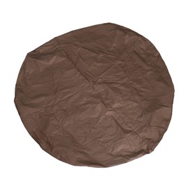 Abaodam 1Pc Round Hot Tub Cover Durable Outdoor Spa Protector for Pools Weatherproof Design Fits Hot Tubs Coffee Color