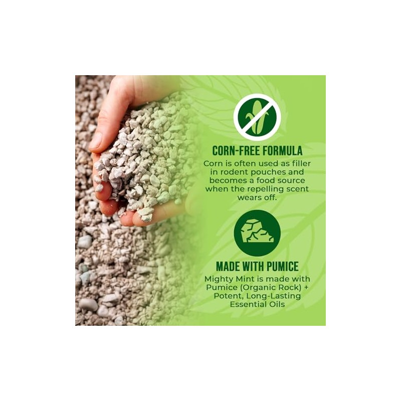 Mighty Mint Natural Rodent Repellent Pouches - 12 Count