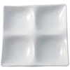 Fukui Craft ZA-408578 Plate, Made in Japan, Party Plate, 6.7 x 6.7 x 1.1 inches (171 x 171 x 28 mm), White