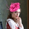 Zinniday Hot Pink Kentucky Derby Hat - 2025 Elegant Tea