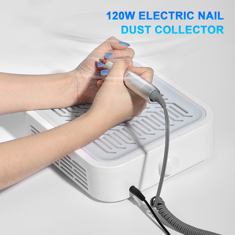 120W Turbo Brushless Nail Vacuum Cleaner Electric Nail Dust Collector