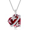 Veshon Butterfly Necklaces 925 Sterling Silver Love Heart Pendant Necklace