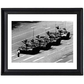 EV Tiananmen Square 1989 BW - Picture Frame 8x10 inches - Poster - Print