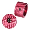 uxcell® Stereo Knob, 25 * 6 * 15.5 mm Aluminium