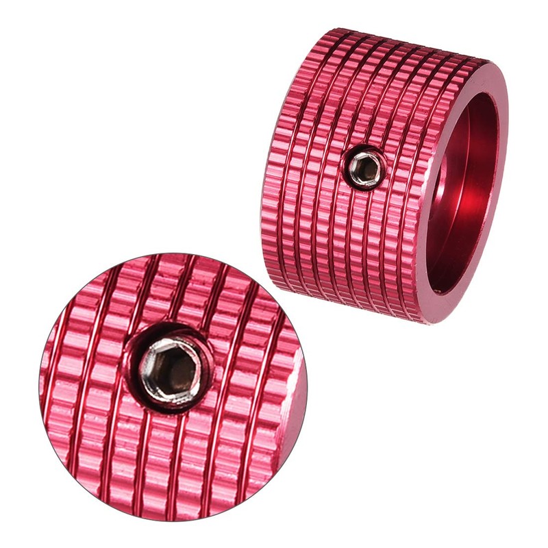 uxcell® Stereo Knob, 25 * 6 * 15.5 mm Aluminium