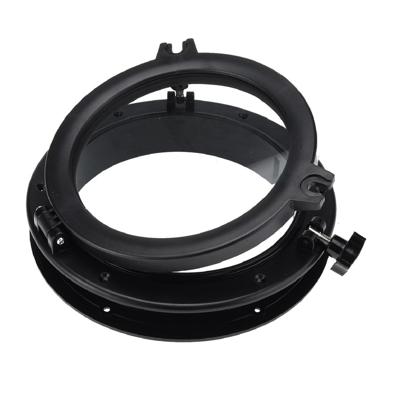 NovelBee 2pcs Boat Yacht Round Opening Portlight Porthole,8in Deck Hatch
