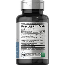 Horbäach Horbäach Water Pills | Super Strength | 120 Tablets | Vegetarian, Non-GMO & Gluten Free Supplement