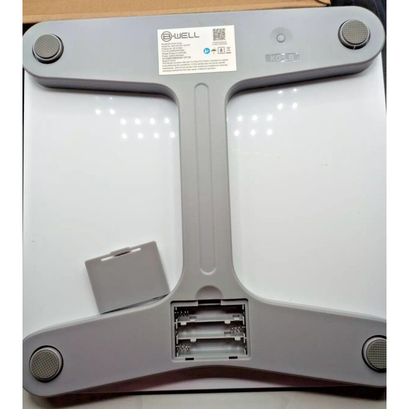 B-Well Bytech B-Well Bluetooth Smart Scale w/LED Display - Open