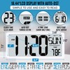 TXL 18.44" Large Amotic Digital Wall Clock with Backlight, Battery