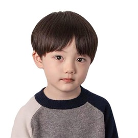 Kids Wig, Short Straight Wig, Boy, Full Wig, Short Hair, Heat Resistant Wig, Children, Full Wig, Bangs, Bob Wig, Cosplay, Photography, Costume, Shichi-Go-San Recital, Birthday Party, Shrine Visit