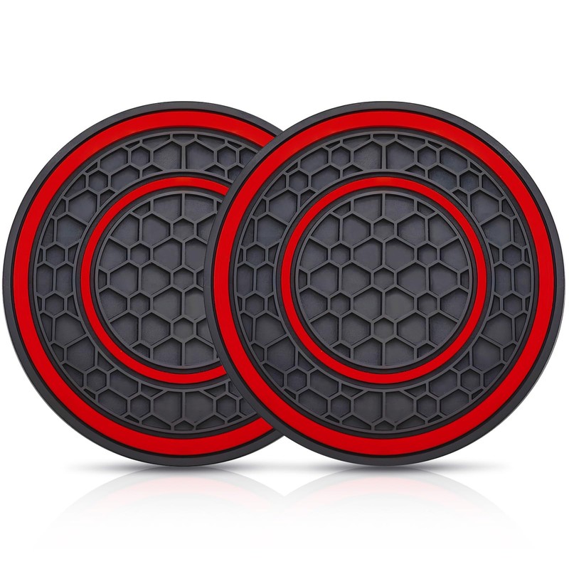 Ruautumn Car Cup Holder Insert Coasters, 2.75 inch Universal Car