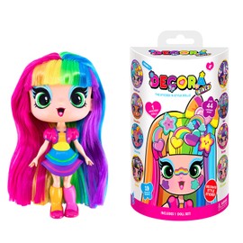 Decora Girlz 5" Collectible Dolls: Express & Decorate - Mystery Pack with 8 Surprises, One Randomly Selected