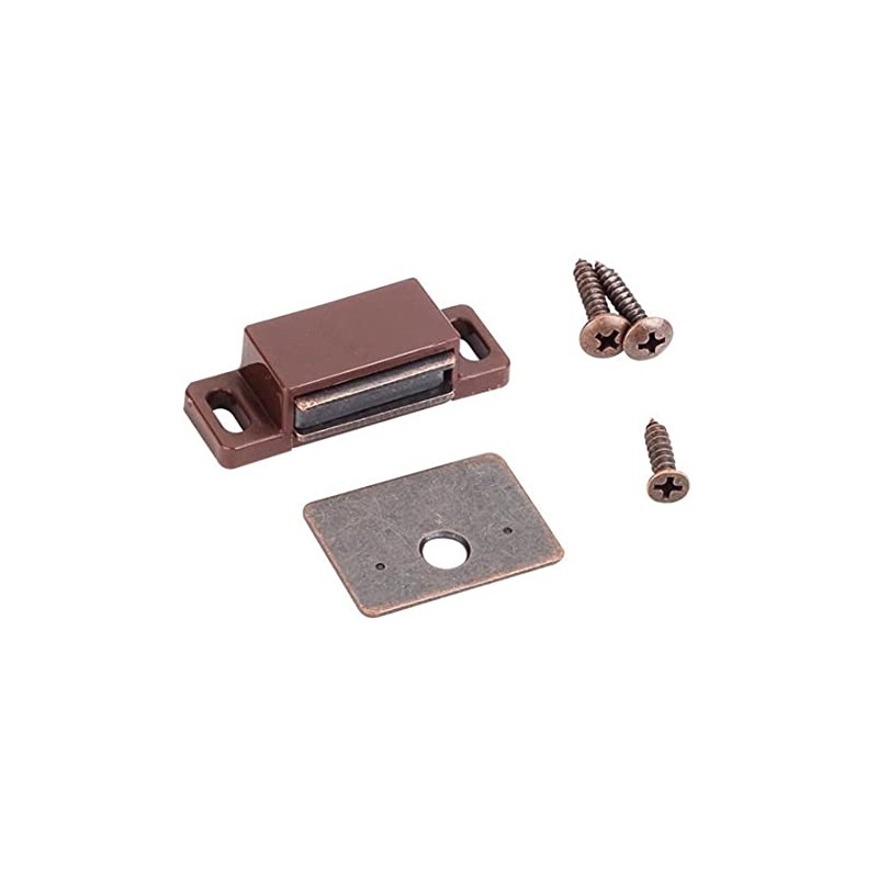 MPJ Single Magnetic Catches Brown/Antique Copper Retail Pack (2)